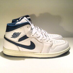 Air Jordan 1 Retro Shoes Size 11.5 Mid Industrial Blue NEW IN BOX